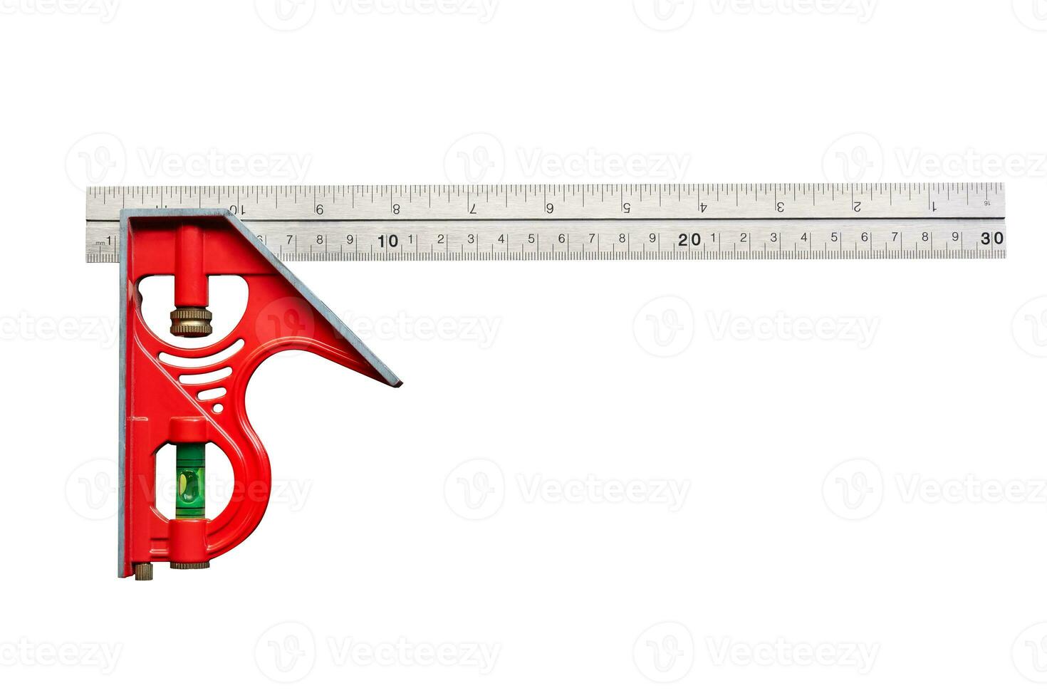 Combination Square – Multi-Purpose Square with Ruler, 90°/45° Head and Spirit Level for Marking, Measuring and Checking Angles in Wood and Metal